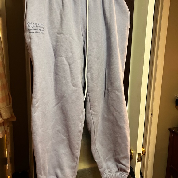 Pants - “Call her daddy” Light Purple Joggers